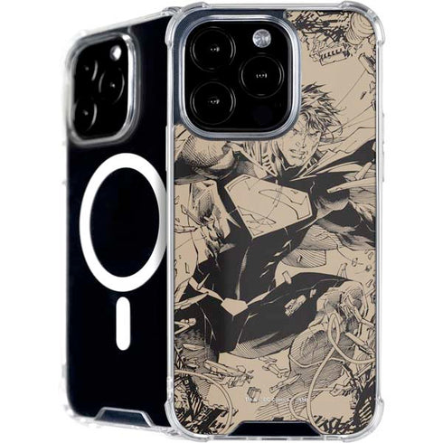 DC Comics Superman Unchained #1 Original Cover Pencils iPhone 16 Pro MagSafe Case